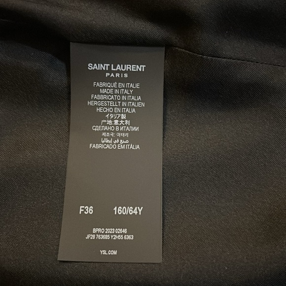 Saint Laurent Tartan-Check Pencil Skirt - Picture 7 of 16